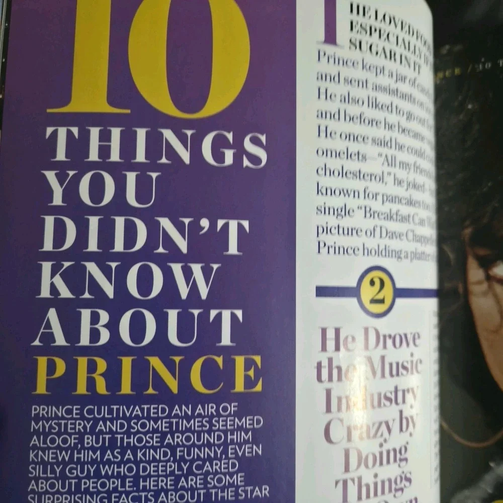 Celebrating Prince 1958 -‎ 2016 Tribute Collector's Ed. People Magazine May 2016